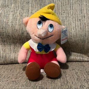 1980's Disney Pinocchio Plush Vintage Toy-Pinocchio Collectible